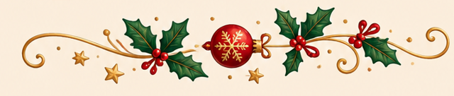 Separateur noel horizontal