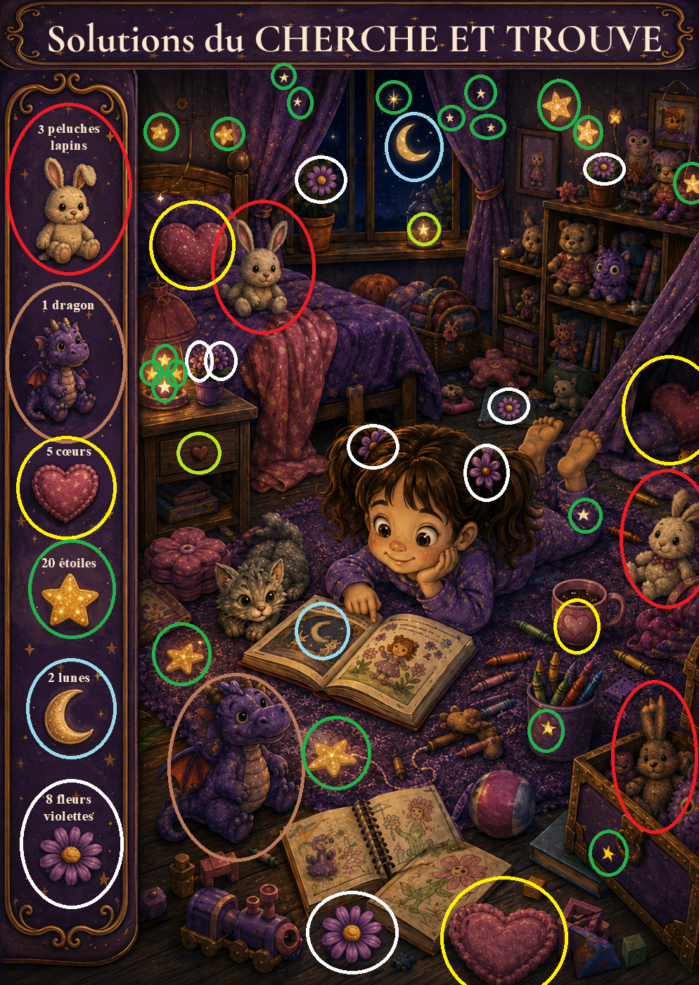 Solutions chercher et trouve secret magique